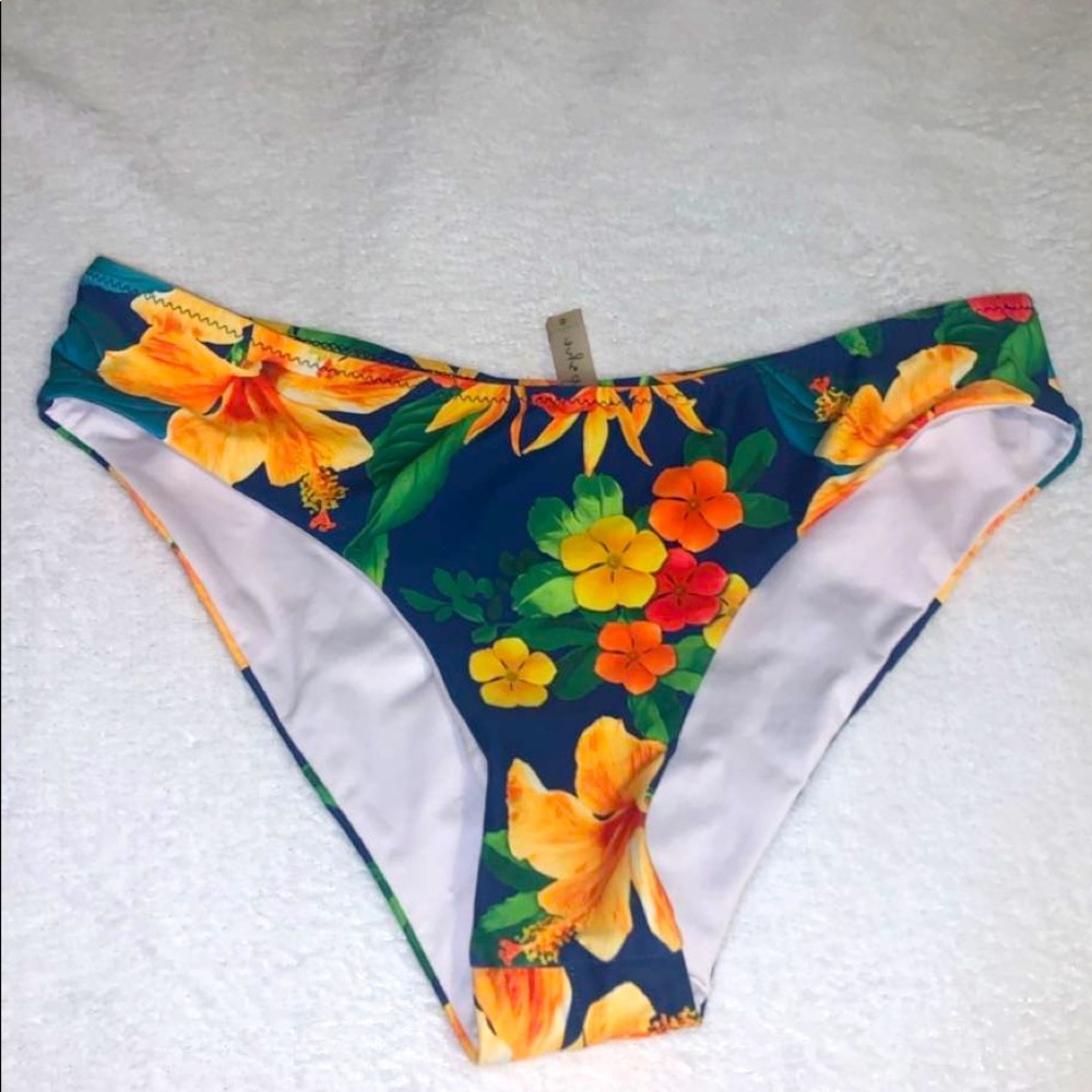 cupshe semi cheeky swimsuit bottoms